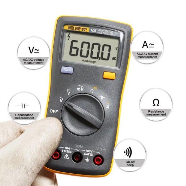 Fluke Fluke-106 ดิจิตอลมัลติมิเตอร์ Handheld Digital Easily Carried mini Multimeter